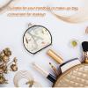 Vnurnrn Romantic Tower Compact Makeup Mirror for Handbags, Foldable Travel Pocket Mirror view 4