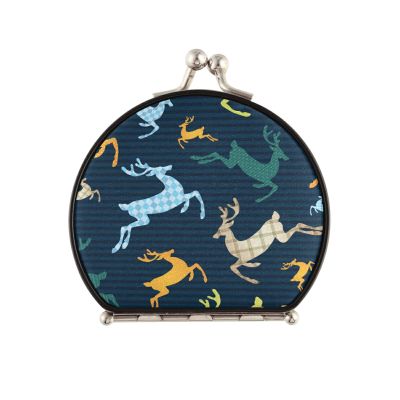 Vnurnrn Dark Deer Compact Folding Makeup Mirror