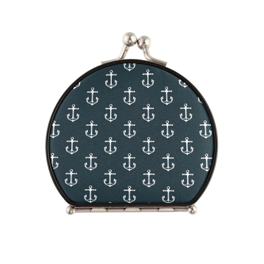 Vnurnrn Angle Fishing Hook Makeup Mirror for Handbags, Foldable Compact Pocket Mirror for Travel