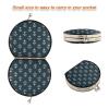 Vnurnrn Angle Fishing Hook Makeup Mirror for Handbags, Foldable Compact Pocket Mirror for Travel view 3