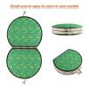 Vnurnrn Se Kugeln Grn Makeup Small Mirror for Handbags, Foldable Compact Travel Mirror view 3