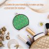 Vnurnrn Se Kugeln Grn Makeup Small Mirror for Handbags, Foldable Compact Travel Mirror view 4