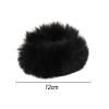 2-Piece Fuzzy Faux Rabbit Fur Hair Tie Set view 4