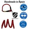 No-Pull Rope Training Collar for Dogs, Red & Black, M (60 cm) view 2