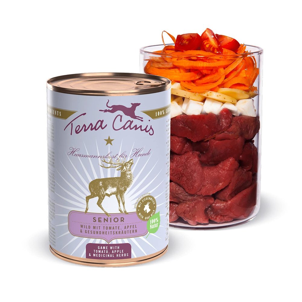 Terra Canis Wild, Tomato, Apple & Health Herbs - Senior Wet Food, 400g