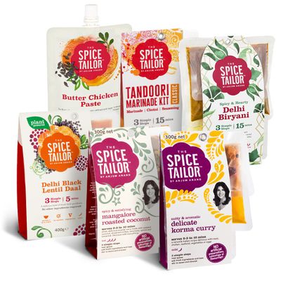 The Spice Tailor Indian Curry Sauce Kits, Big Night Variety Bundle