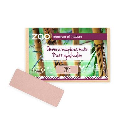 ZAO Rectangle Eyeshadow Refill 208 Nude Woman
