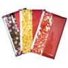 Japanese Kaishi Mino Washi Traditional Paper for Tea Ceremonies, with Colorful Yuzen Paper Case and Plastic Sweets Pick [Red], 145 x 175 mm view 4