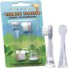Jack N' Jill Kids Tickle Tooth Sonic Electric Toothbrush Replacement Heads, Extra Soft Bristles for Gentle Cleaning, Designed to Easily Attach to Sonic Electric Toothbrush - 1 x 2 Pack view 1