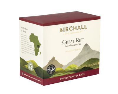 Birchall Great Rift Breakfast Blend, 80 Tea Bags for Everyday Use (2 Boxes, 160 Tea Bags)