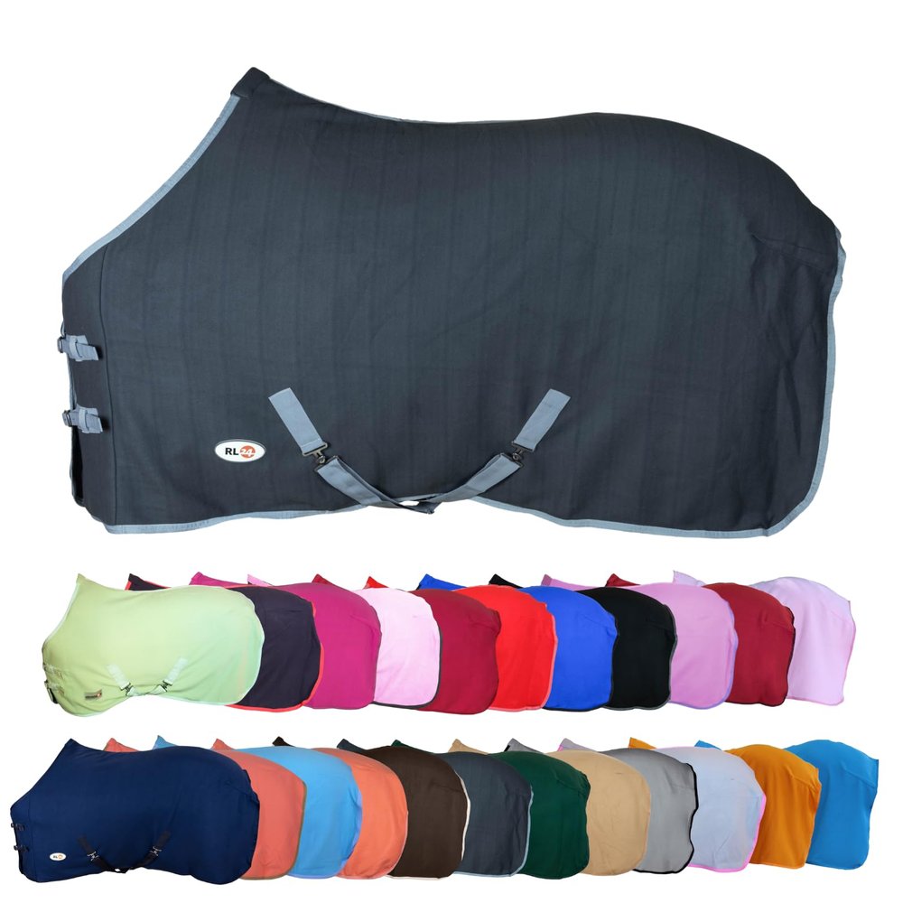 RL24 Basicline Sweat Rug with Cross Straps, Dark Gray, 85 cm