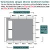 LARS360 3-Pack Adjustable Bed Rails for Children, 60 cm, Linen Gray view 3