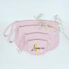 minimutz Personalized Makeup Bag for Girls with Name and Initial, Small, Pink (14 x 11 cm) view 2