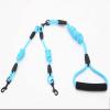 XKUN Double Dog Leash, Nylon Rope Coupler, Blue, M, 0.8 cm × 180 cm view 1