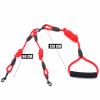 XKUN Double Dog Leash, Nylon Rope Coupler, Blue, M, 0.8 cm × 180 cm view 2