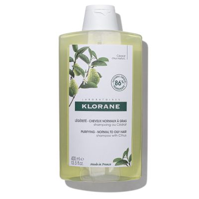 Klorane Purifying Shampoo for Normal to Oily Hair with Citrus, 400 ml