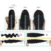 Lurrose 3-Piece Straight Clip-In Human Hair Extensions, Remy Tape-In Extensions view 2
