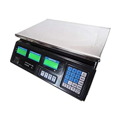 TEMPO DI SALDI Professional Stainless Steel Digital Scale, 5 g to 40 kg