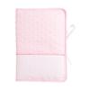 Filet Embroiderable Cover for Baby Health Record Booklet, Pink view 1