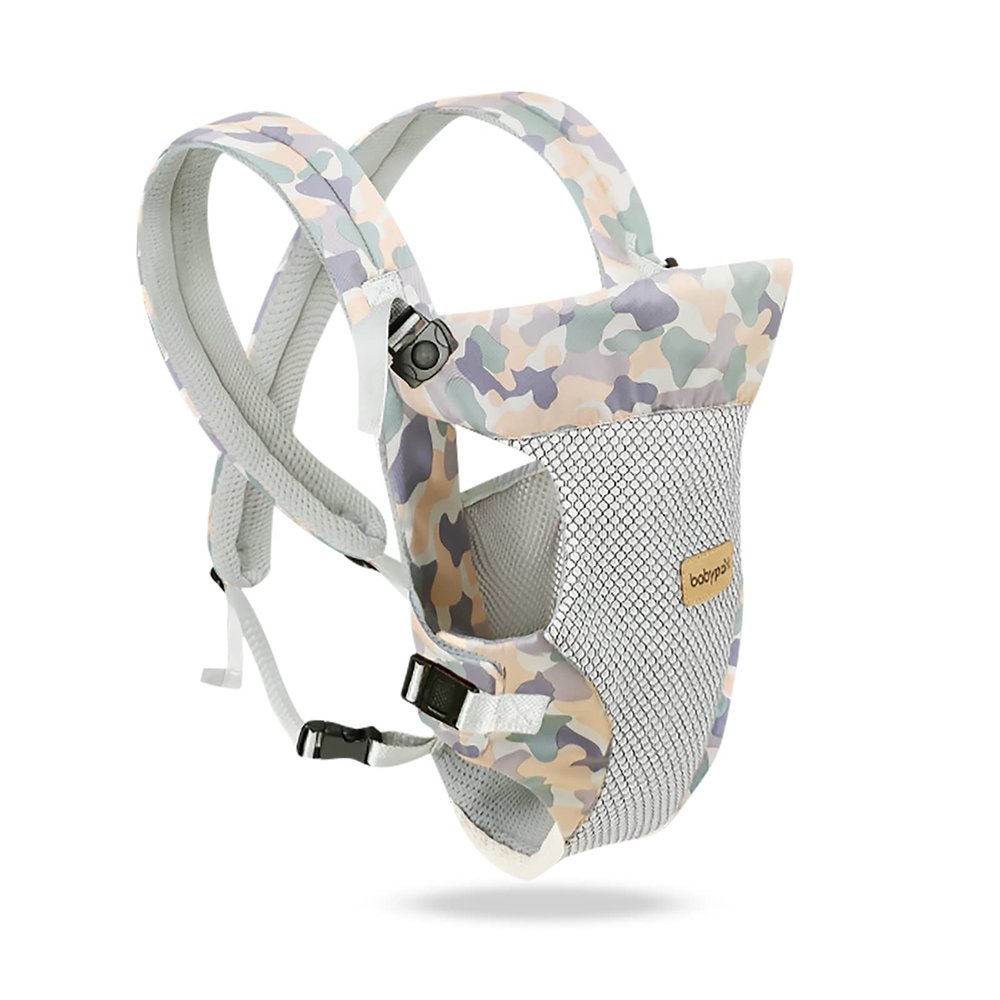 SONARIN Lightweight Breathable 4-in-1 Baby Carrier, 3D Air Mesh, Camouflage