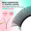 NAGARAKU 5-Pack YY Lashes 0.05 D 8–12 mm Black Fine Base Ready-Made Fans view 2