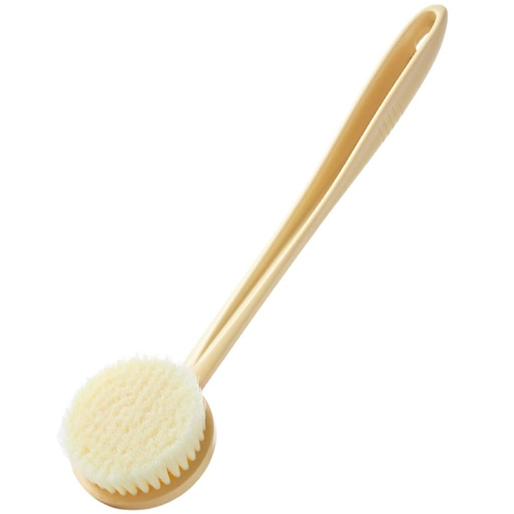 Body Brush with Nylon Bristles and PP Handle, Pink