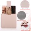 Unbreakable Stainless Steel Pocket Mirror with Gray PU Leather Case view 3