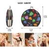 Vnurnrn Colorful Bird Foldable Compact Makeup Mirror for Handbags view 2