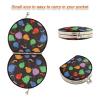 Vnurnrn Colorful Bird Foldable Compact Makeup Mirror for Handbags view 3