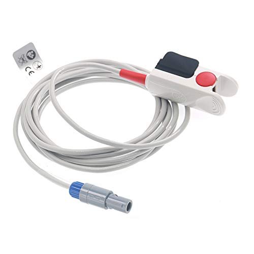 5-Pin SpO2 Sensor Probe Cable, 10Fu, Compatible with Biocare and Selected Contec Monitors