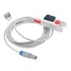 5-Pin SpO2 Sensor Probe Cable, 10Fu, Compatible with Biocare and Selected Contec Monitors view 1