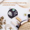 Vnurnrn Astronaut Galaxy Folding Compact Makeup Mirror view 4