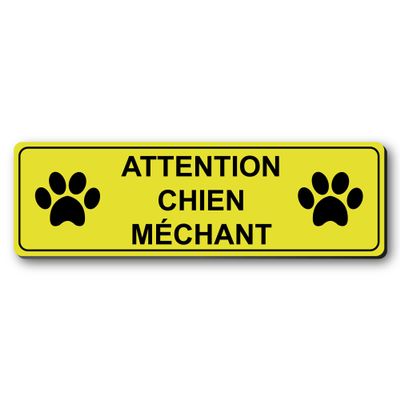 Mygoodprice Dog Name Tag "Attention Dog" + Logo