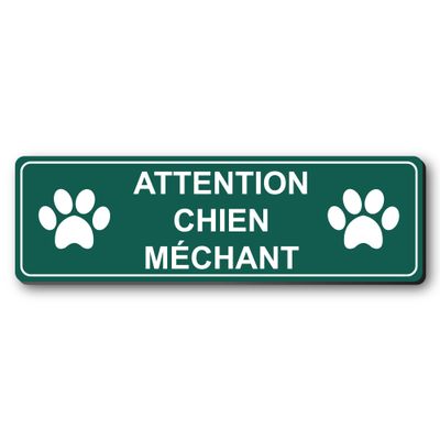 Mygoodprice Dog Name Tag 'Attention Dog' + Logo