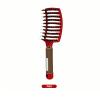 YUNHOME Detangling Hair Comb with Nylon Bristles and Scalp Massage, Red view 1