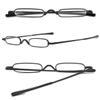 KOOSUFA Mini Narrow Metal Reading Glasses +1.75 for Men and Women, Black view 3