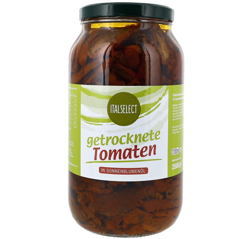 Italselect Sun-Dried Tomatoes in Fine Sunflower Oil, 2,880 g