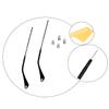 HiCycle2 Replacement Temples for RB3447, RB3547N, RB3548N and RB3647N Sunglasses, with 4 Screws and Screwdriver (Black/Black) view 2