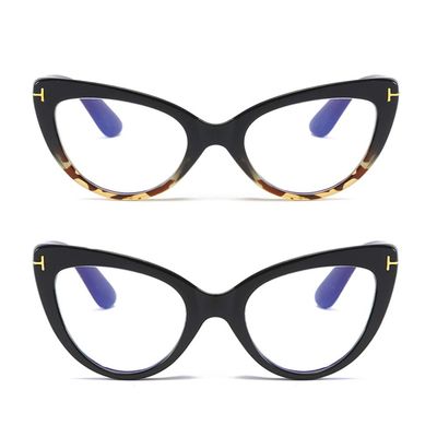 MMOWW 2-Pack Women's Cat-Eye Reading Glasses, Comfortable and Stylish, Large (Black + Tortoiseshell, +1.25)