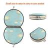 Vnurnrn Cute Funny Rainbow Pattern Makeup Compact Mirror for Handbags, Folding Travel Pocket Mirror view 3