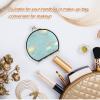 Vnurnrn Cute Funny Rainbow Pattern Makeup Compact Mirror for Handbags, Folding Travel Pocket Mirror view 4