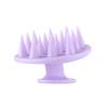 YUNHOME Purple Silicone Detangling Comb and Scalp Massage Brush view 1