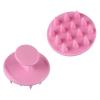 YUNHOME Purple Silicone Detangling Comb and Scalp Massage Brush view 3