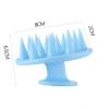 YUNHOME Purple Silicone Detangling Comb and Scalp Massage Brush view 4