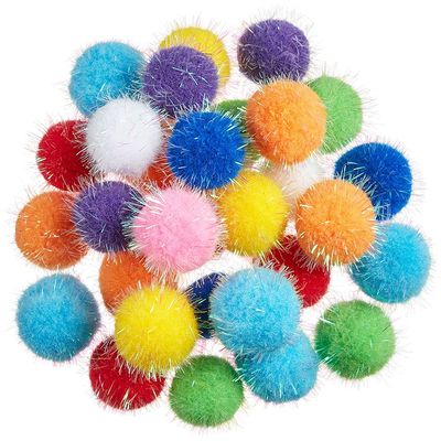 FadyDail 30 Pack Glitter Cat Balls