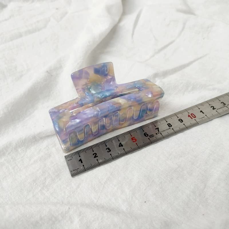 Elegant Purple Acetate Hair Claw Clip for Women and Girls