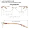 VEVESMUNDO Women's Cat-Eye Reading Glasses, Blue-Light Filter, Spring Hinges, +2.5, Gold view 2
