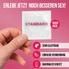 OjO Standard Condoms, 100-Count Pack, Natural and Lifelike, Latex, Reservoir, 53 mm, for Men view 2