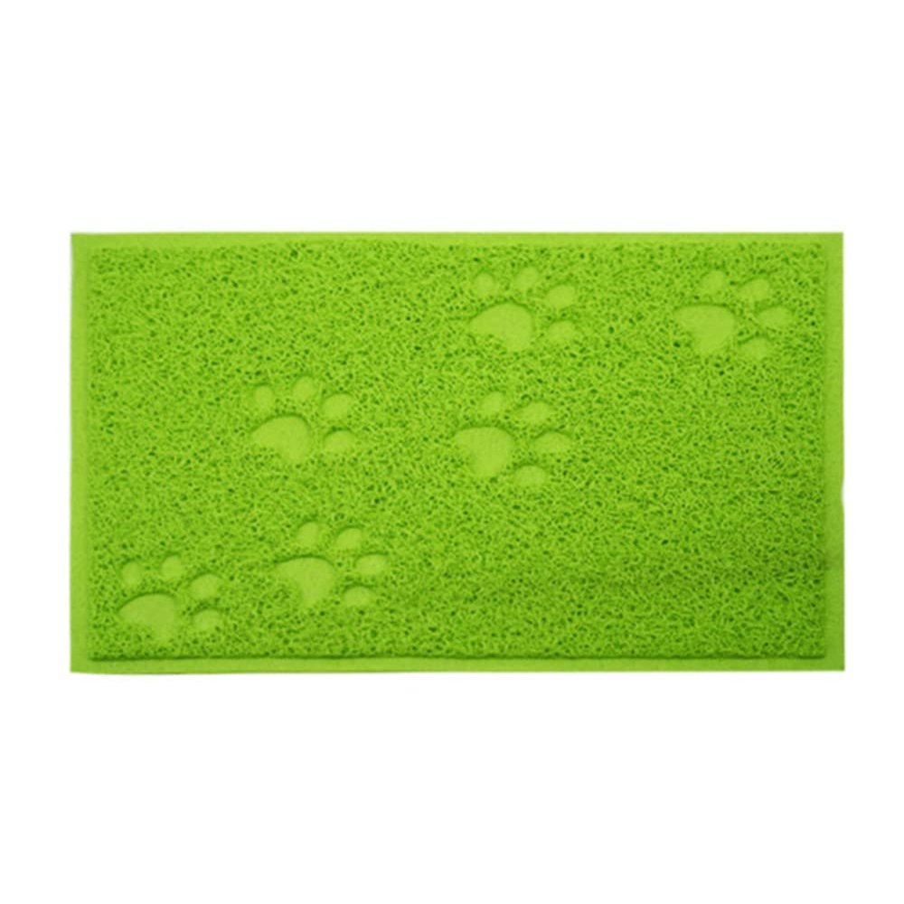 HULA Pet Feeding Mat, Waterproof Non-Slip PVC Mat, 30 x 40 cm (Green)