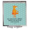 Mr. & Mrs. Panda Square Pocket Mirror – Fox with Lantern view 1